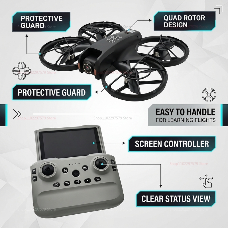 Nowy Mini Dron M5 2026 z Kamer – Rc Helicopter Electric recenzja i cena